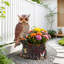 Jardinière multifonctionnelle en résine 22 po Hibou