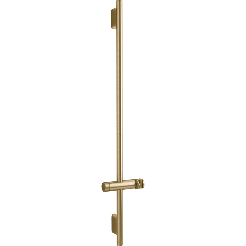 Barre coulissante STATEMENT ™ 40 ", Laiton brossé moderne éclatant