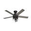 Ventilateur de plafond standard à 5 pales de 52 po avec télécommande et ensemble d'éclairage à DEL inclus Lochemeade-113420545