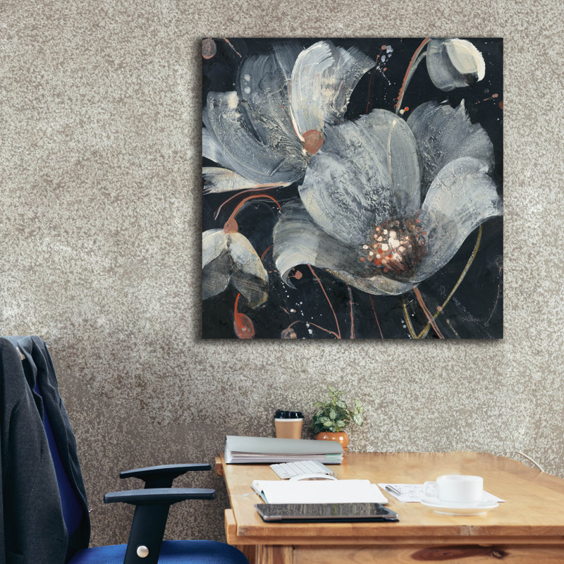 Toile translucide, coquelicots par Albena Hristova, 37 po x 37 po