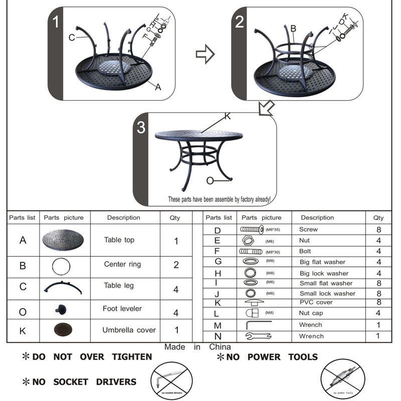 Round Dining Table