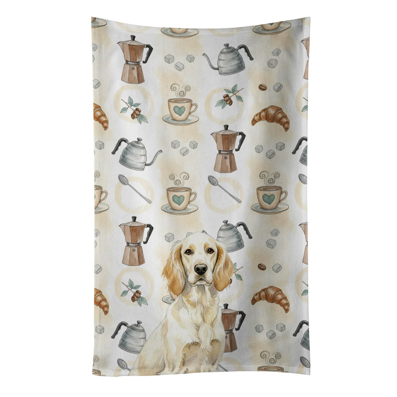 Serviette de cuisine Lemon Belton, Setter anglais citron Belton