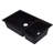 33.88'' L Double Bowl Granite Kitchen Sink-20524778