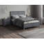 Cadre de lit en bois massif robuste avec 2 tables de chevet Albany-100150069-100150068