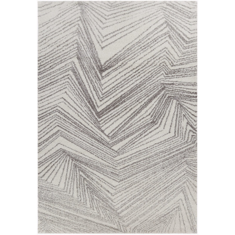 Waive Westlake - Manche - Ivoire / Gris, Rectangle 2 pi x 3 pi 7 po