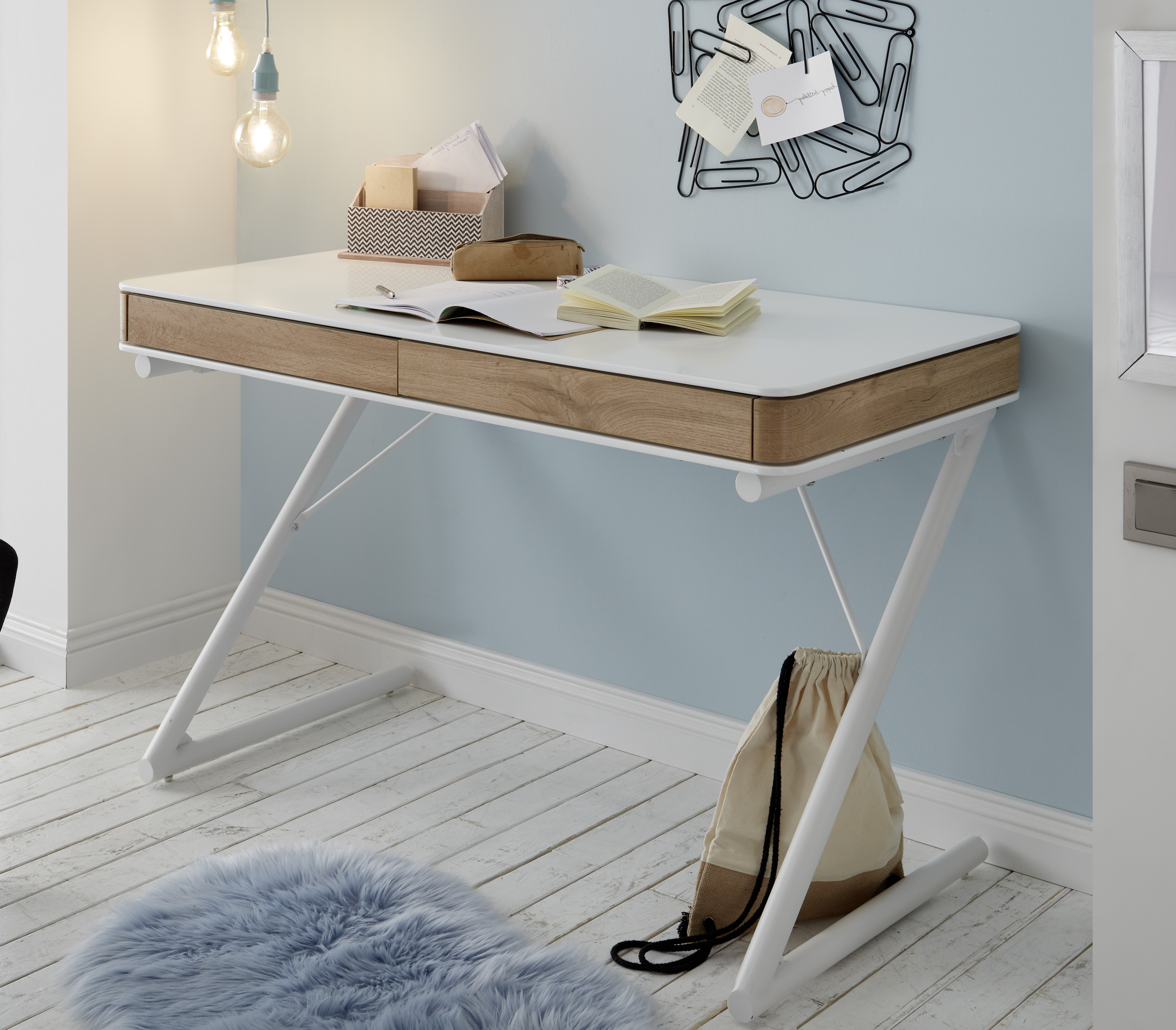 Wayfair teal store desk