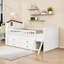 Structure de lit mezzanine simple 4 tiroirs en bois-157444020