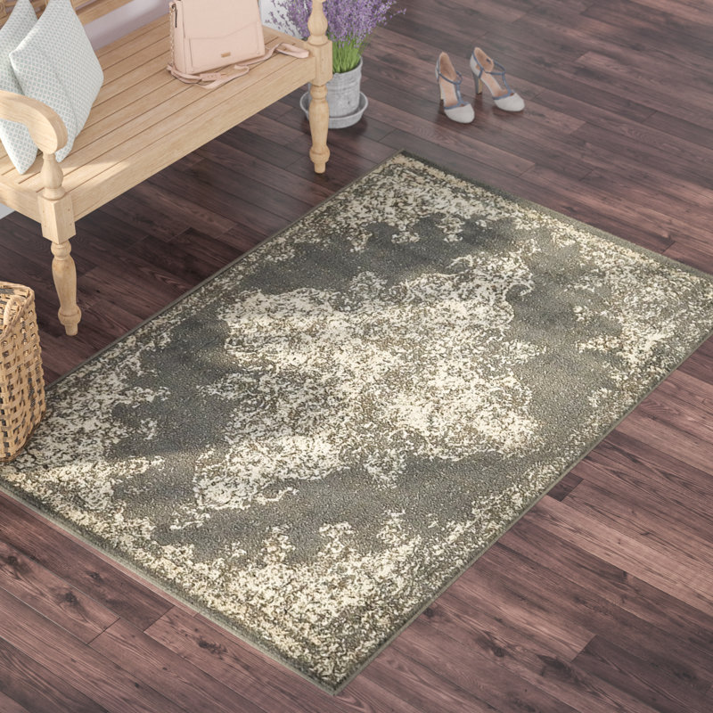 Tapis oriental gris Tobitha, Rectangle 9 pi x 12 pi