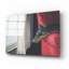 Art mural en verre rouge «Day Dreaming» par Darlene Pavlovich-248335022