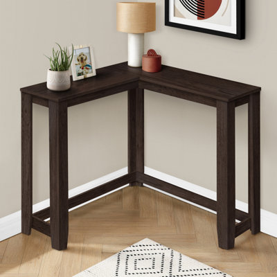 Table d'appoint, console, entrée, étroit, en coin, salon, chambre à coucher