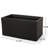 Outdoor Lightweight Concrete Flower Container - 31.57" W X 16.05" D 16" H Black Magnesium Oxide Plant Holder