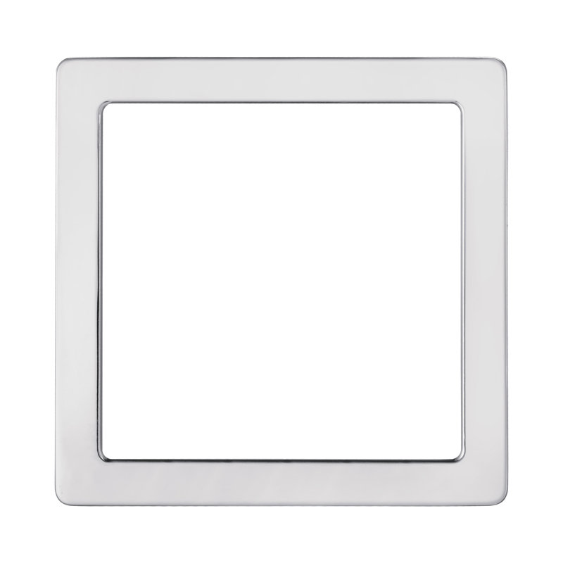 Lentille 9-s garniture Chilmark, H 8,44 po x l 8,44 po x P 0,6 po, Chrome