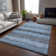 Premium Machine Washable Prisco Blue Rug