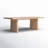 Bonafide Extendable Oak Solid Wood Dining Table