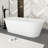 67" White Acrylic Freestanding Bathtub