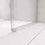 Porte de douche coulissante simple sans cadre de 56 à 60 po x H 76 po avec verre trempé de 1/4 po (6 mm)-120095933