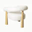 Cream Performance Boucle Accent Chair-1026526105