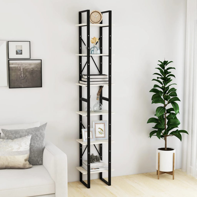 Arrayah Cabinet, White, 80 x 30 x 210 Cm