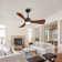 42 In. 3 Abs Blades Indoor Ceiling Fan With Light Kit And Remote