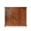Banc de rangement en bois manufacturé noyer massif