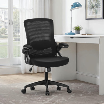 Harvin Ergonomic Mesh Office Chair with Adjustable Lumbar & Flip-Up Armrests