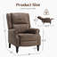 Fauteuil inclinable en similicuir pour salon RV-2014332777