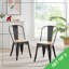Chaise d'appoint empilable en métal Honora-1770996739