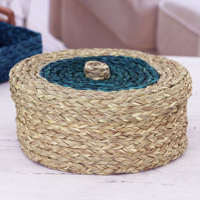Bayou Breeze Seagrass Decorative Basket