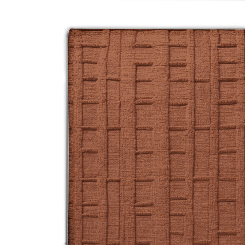 Tapis brun intérieur et extérieur Trellis, Rectangulaire 2 pi x 3 pi