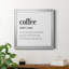 Coffee Définition - cadre photo, art textuel sur toile-428748431-428748427