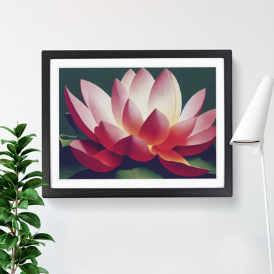 Desirable Lotus Flower - Single Picture Frame Painting