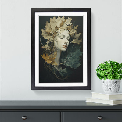 Leaf Classicism - Single Picture Frame Print on Wood