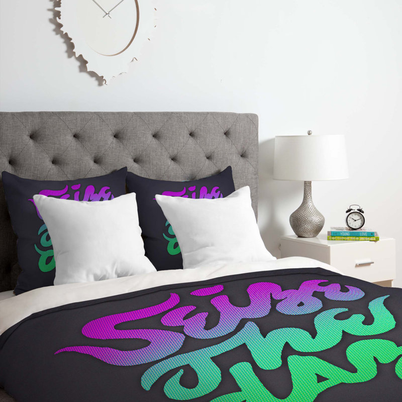 Ensemble de housse de couette prendre daze, Housse de couette simple / simple TG et 1 taie dé