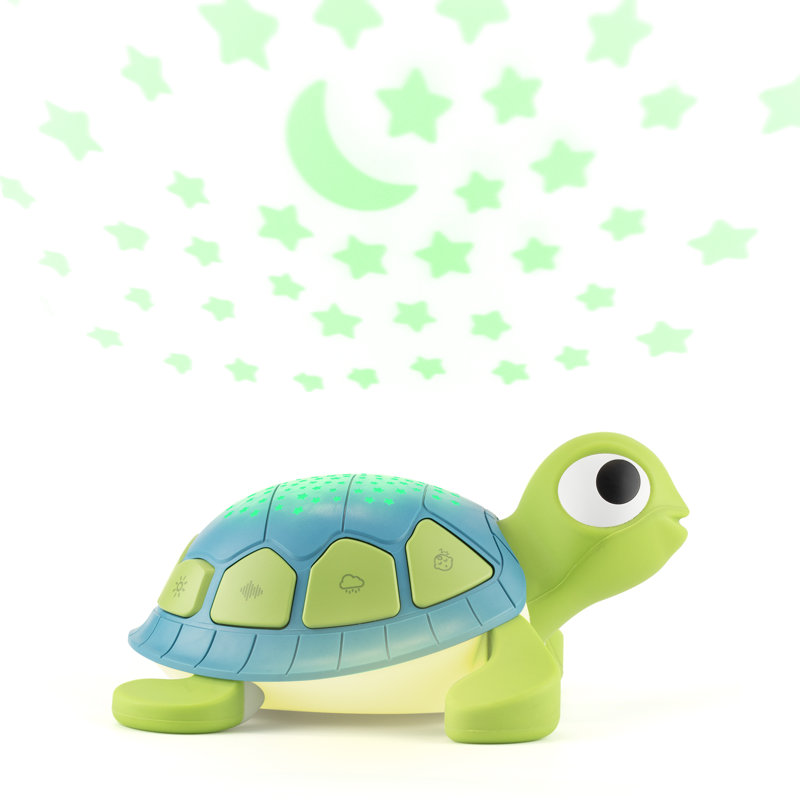 Green Turtle White Noise Machine with Star Projector