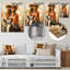 «Cowboy Sunset Roundup Cowboys - Cowboys», impressions sur métal-1324371174