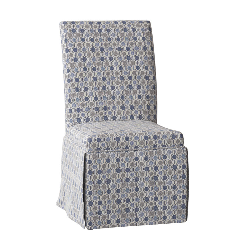 Chaise parsons rembourrée Hazel, Moka