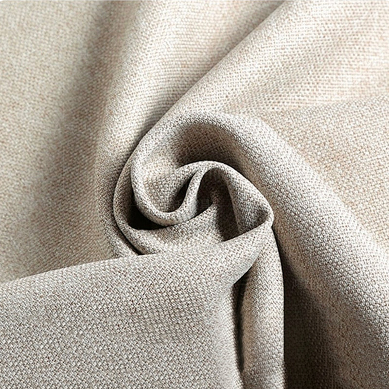 Canapé modulaire beige en coton et lin, H 31,5 po x l 78,74 po x P 23,62 po