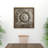 Traditional Flower Sunburst Metal Wall Decor