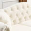 Velours beige 3 + - Coussins en mousse pour le soutien 3 espaces de vie spacieux et confortables-120913709