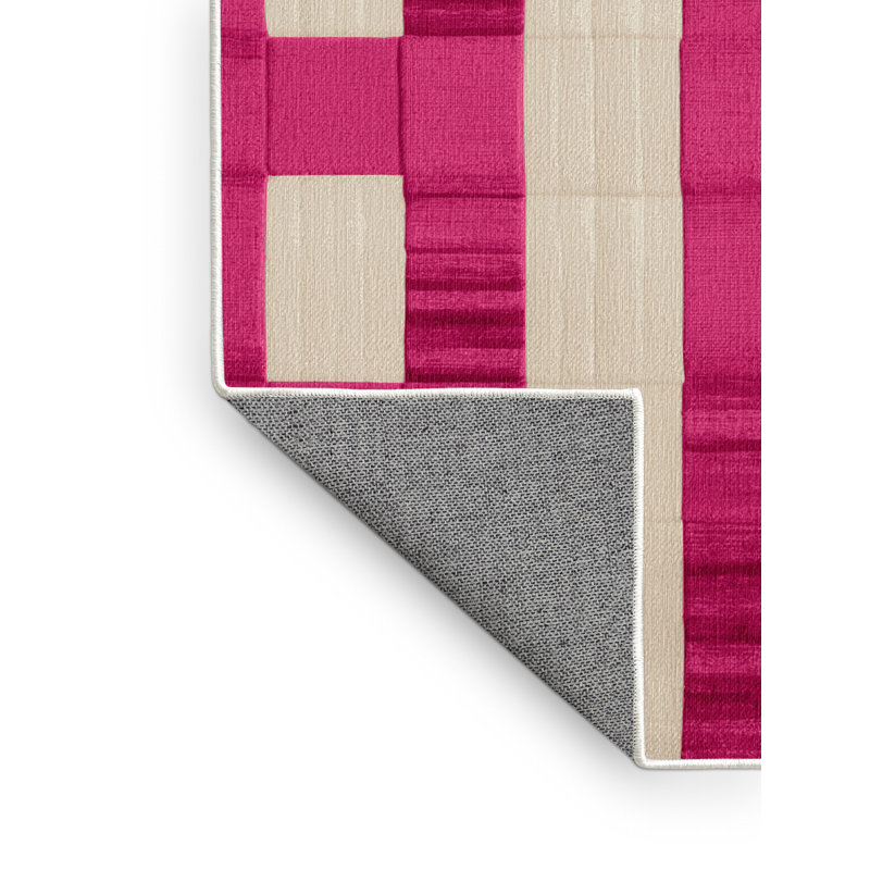 Machine Washable Botanical Area Rug, Rectangle 2' x 3'