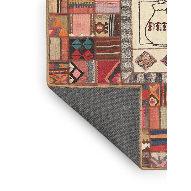 Tapis brun/beige contemporain, Rectangle 2 pi x 3 pi