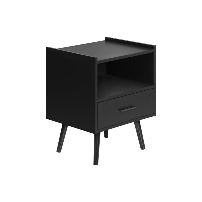 Table d'appoint (table basse incluse seulement), Noir, Noir