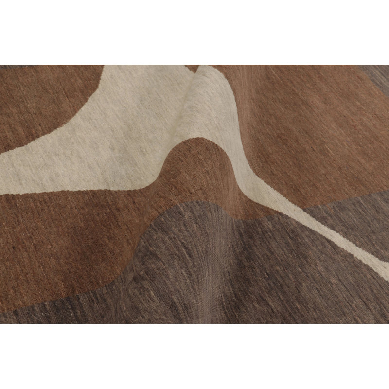 Modern One-of-a-Kind 9'0X12'0 Hand Knotted Area Rug