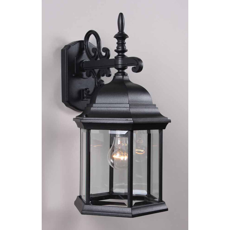Aluminum Wall Light, Black