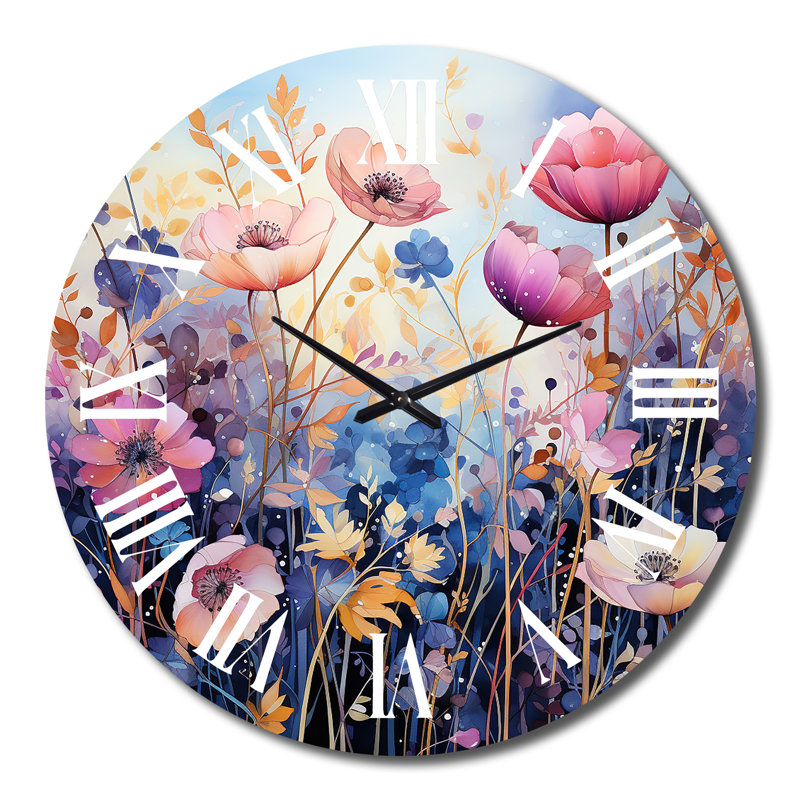 Horloge murale en métal, Grand