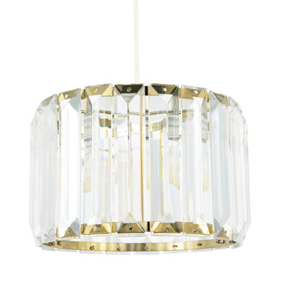 15cm H Metal Drum Pendant Shade ( No Direct Attachment Method )
