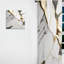 Abstract Geode Marble White And Gold I - Abstract Marble Marble Room Darkening Curtain - 1 Panels-107592056