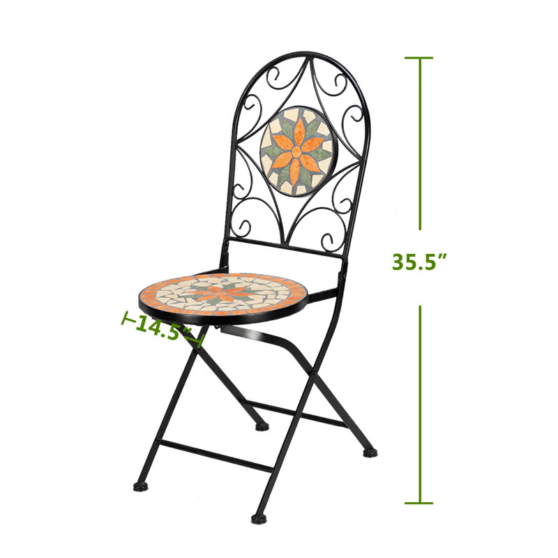 Millican Patio Dining Side Chair with Cushion