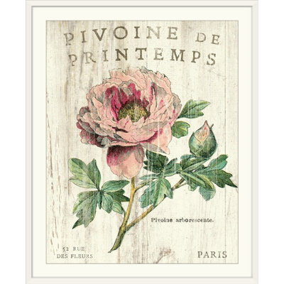 «Pivoine de Printemps», impression