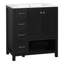 Meuble-lavabo 30 po avec deux portes et deux tiroirs-61978466-61978478
